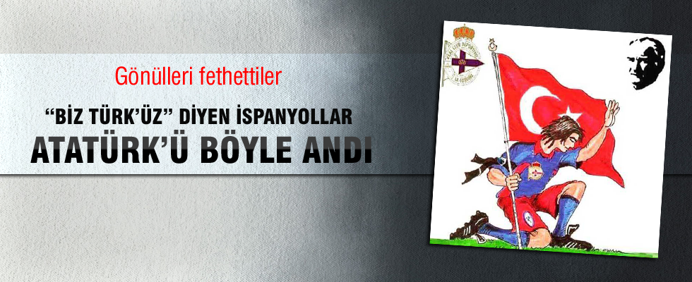 Deportivolu taraftarlardan 10 Kasım çalışması