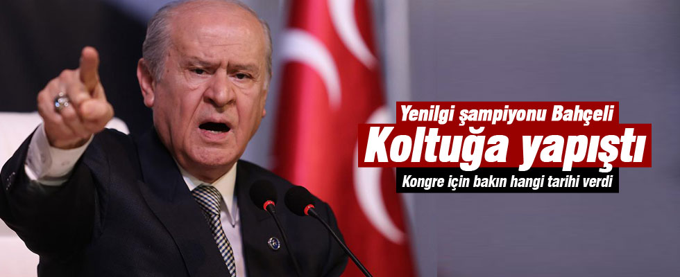 MHP'de kurultay tarihi belli oldu