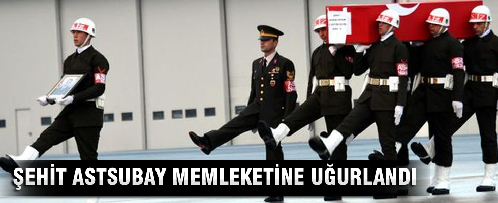 Şehit Astsubay memleketine uğurlandı