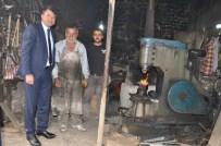 ZARAFET - Başkan Turgut'tan Demirci Esnafına Ziyaret