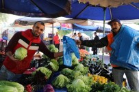 Efeler'deki Semt Pazarlarında Çöp Poşeti Uygulaması Sürüyor