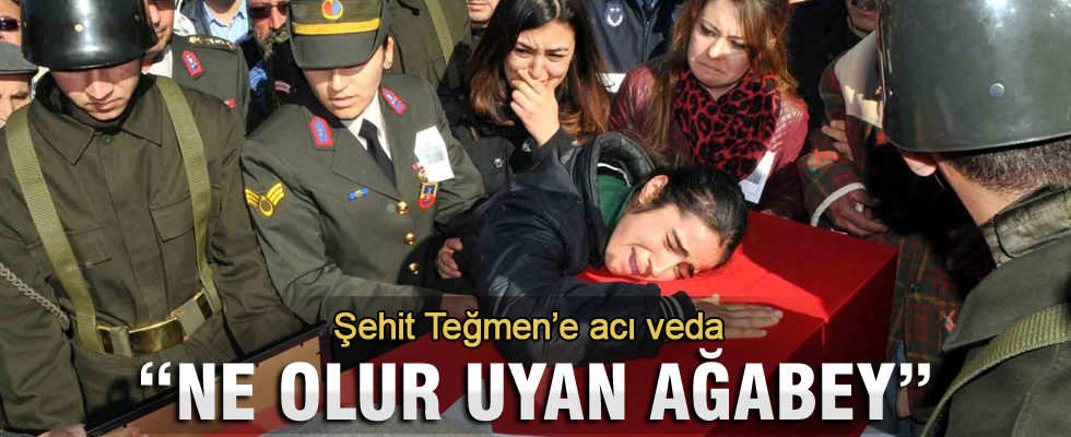 Şehit Teğmen Pek son yolculuğuna uğurlandı