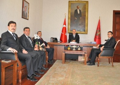 Türk Sağlık-Sen'den Vali Erol'a Ziyaret