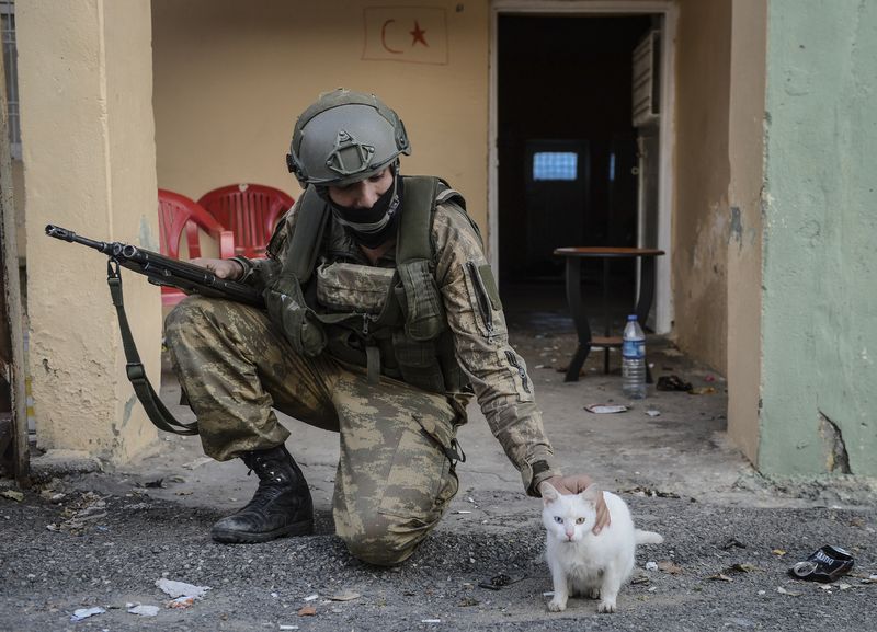 Operasyonların ardından Silvan'dan fotoğraflar