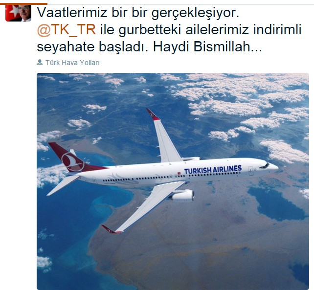 Başbakan Davutoğlu,müjdeyi twitter'dan verdi