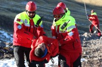 ERCIYES DAĞı - Erciyes'te Gerçeğini Aratmayan Kurtarma Operasyonu