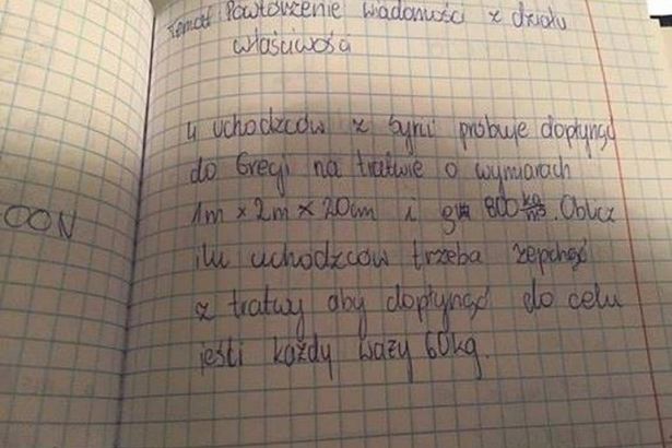 Polonya'da öğretmenden skandal soru
