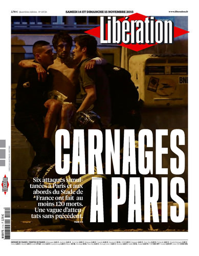 Paris'te gazetelerin manşetleri