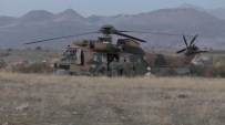 ASKERİ HELİKOPTER - Askeri Helikopter Korkuttu, Acil İniş Yaptı