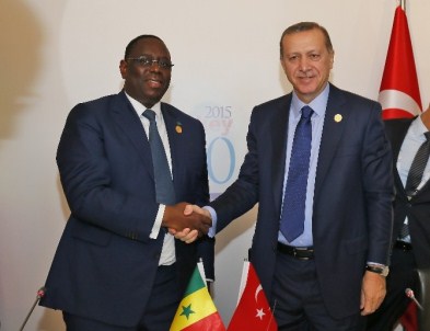 Cumhurbaşkanı Erdoğan, Senegal Cumhurbaşkanı Sall İle Görüştü