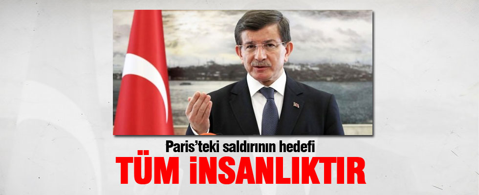 Davutoğlu: Fransa ile dayanışma içindeyiz