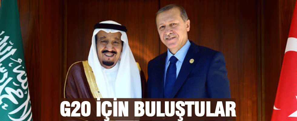 Erdoğan Kral Selman İle Görüştü