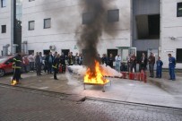 KURTARMA TATBİKATI - Hastanede Yangın Tatbikatı