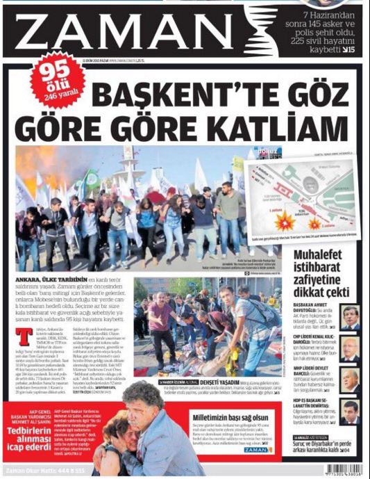 Zaman gazetesinin iki yüzü