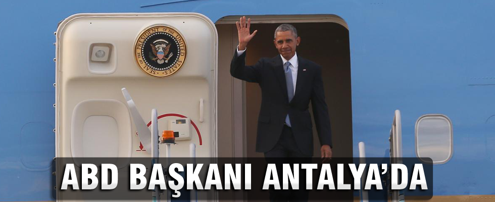 ABD Başkanı Barack Obama Antalya'da