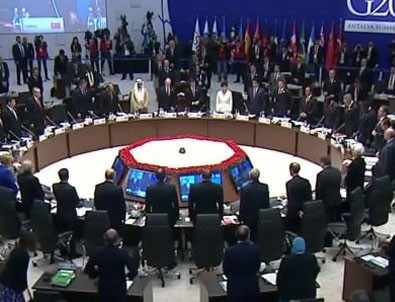G-20'de saygı duruşu