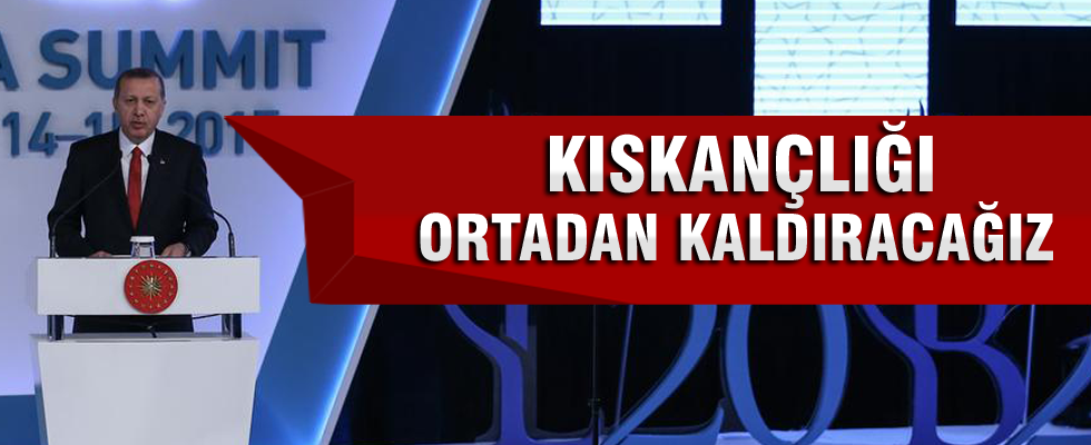 Cumhurbaşkanı Erdoğan B-20 oturumunda konuştu
