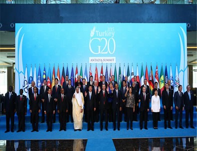 Dünya liderlerinin G20 hatırası