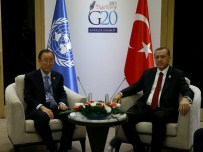 FERIDUN SINIRLIOĞLU - Erdoğan Ban Ki-Moon İle Görüştü