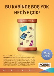 Forum Gaziantep'te Hediye Kabini'ne Giren Kazanacak