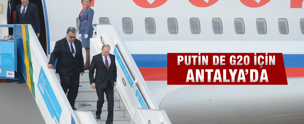 Rusya Devlet Başkanı Putin Antalya'da