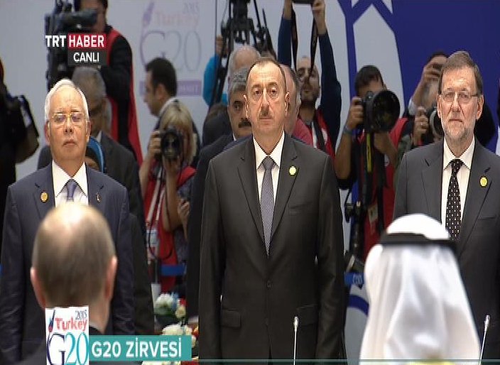 G-20'de saygı duruşu