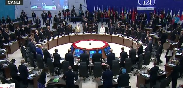 G-20'de saygı duruşu