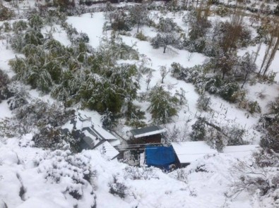 Kar Köyleri Elektiriksiz Bıraktı