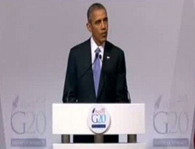 Obama, G-20'de konuştu