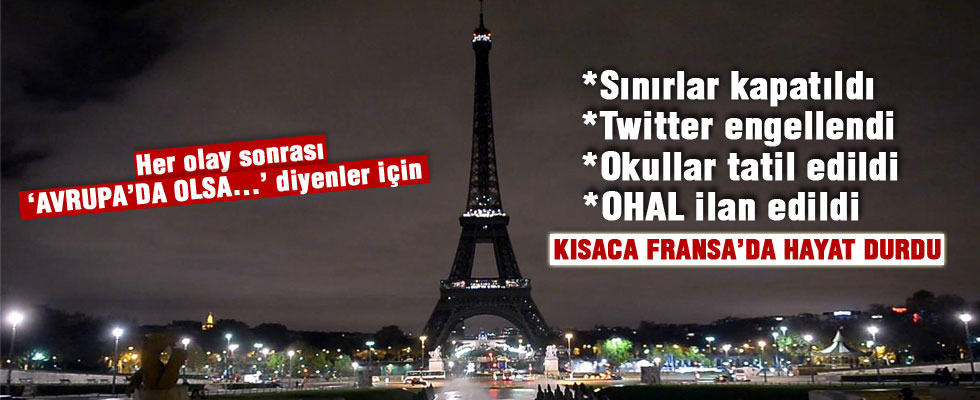 Paris'te terör önlemleri