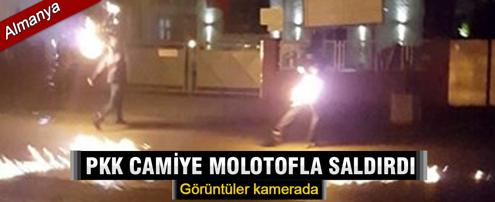PKK yandaşları molotofla camiye saldırdı!