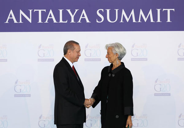 Lagarde: Erdoğan'a teşekkür ediyorum