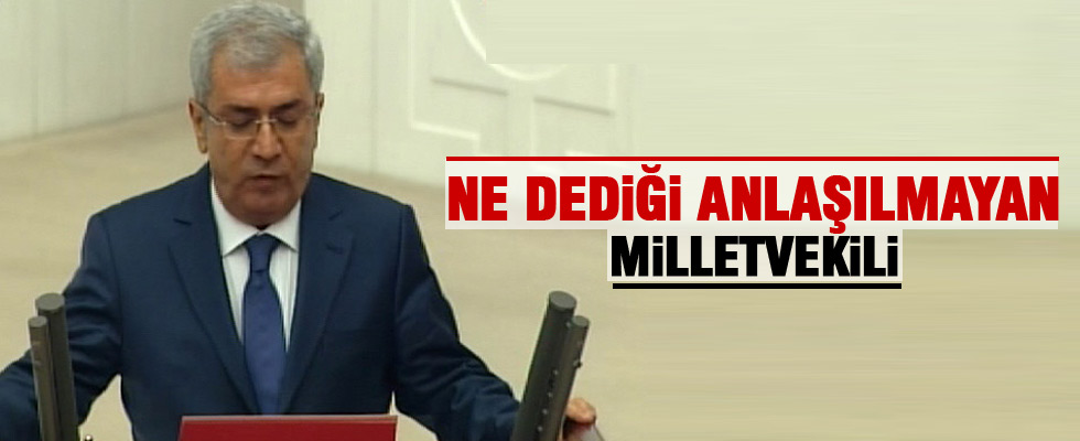 HDP'li vekilin ne dediği anlaşılmadı