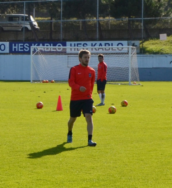 Trabzonspor'da gergin antrenman