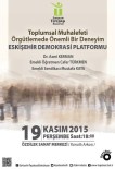 AZMI KERMAN - Demokrasi Platformu Bir Söyleşide Ele Alınacak