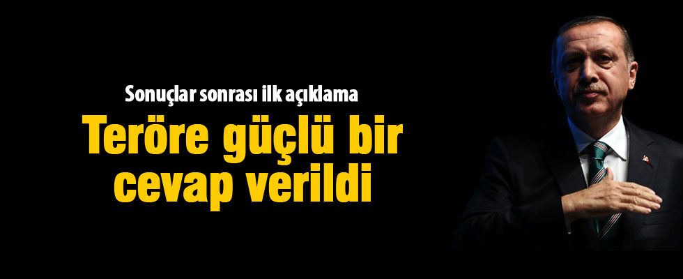 Cumhurbaşkanı Erdoğan'dan 1 Kasım seçimi sonrası ilk açıklama