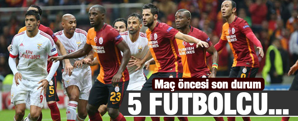 Galatasaray maçı öncesi Benfica'ya şok