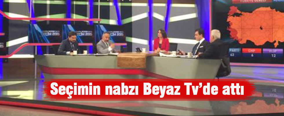Seçimin nabzı Beyaz Tv'de attı