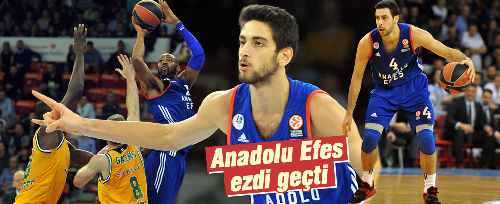 Anadolu Efes ezdi geçti