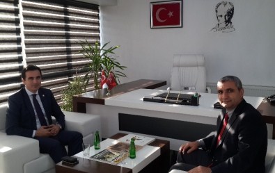 Kozlu Kaymakamı Karakaya, BİK Müdürü Akoğlu'nu Ziyaret Etti