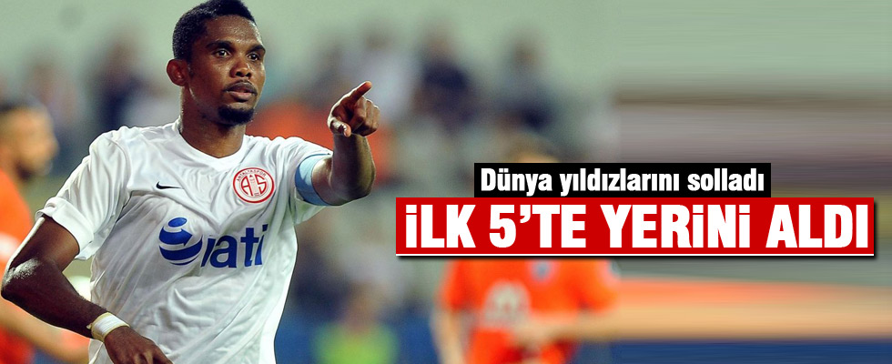 Samuel Eto'o dünya yıldızlarını solladı