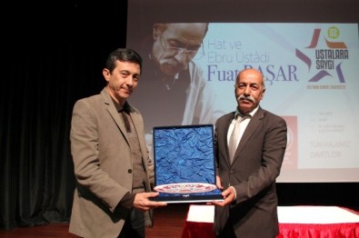 SDÜ Ebru Üstadını Ağırladı