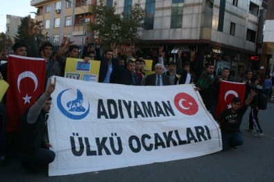 Adıyaman Ülkü Ocakları, Bayır Bucak'ta Ki Yaşananları Protesto Etti
