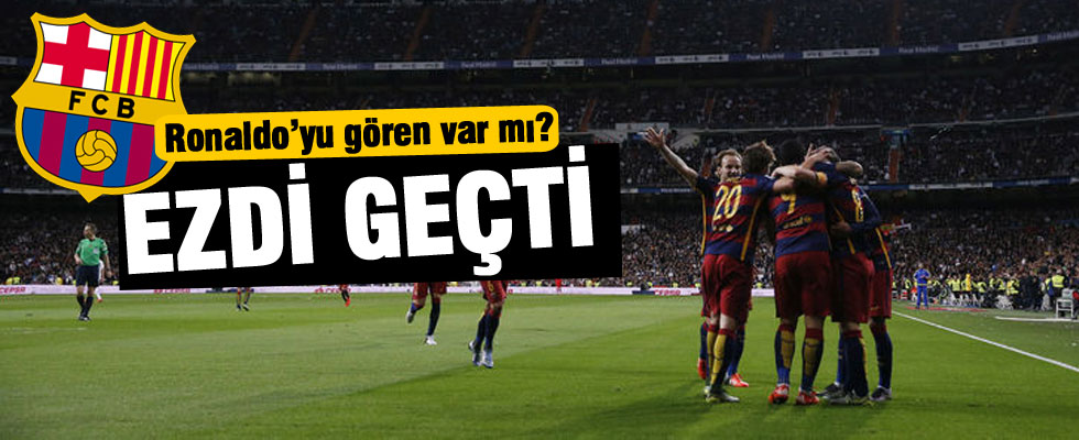 Real Madrid - Barcelona maçı nefesleri kesti