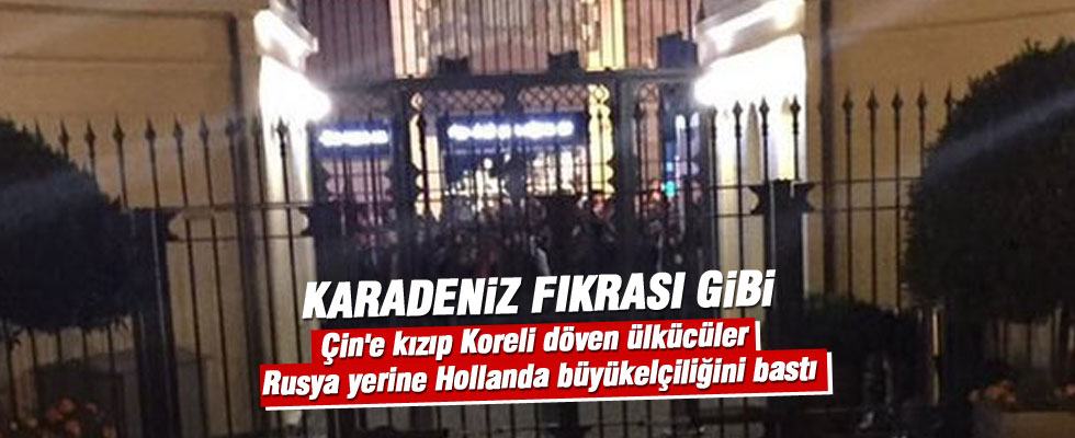 Ülkücüler yanlış elçiliği bastı