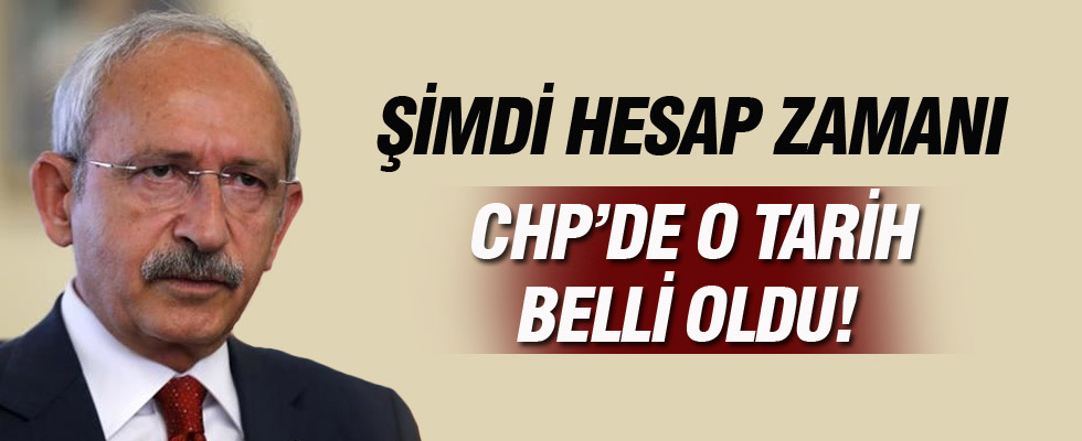 CHP'de kurultay tarihi belli oldu