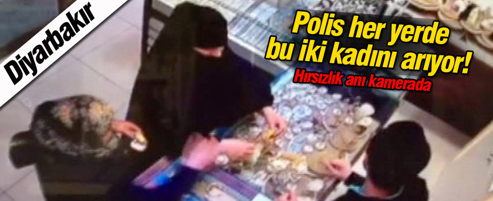 Kadın Hırsızlar Güvenlik Kamerasına Yakalandı