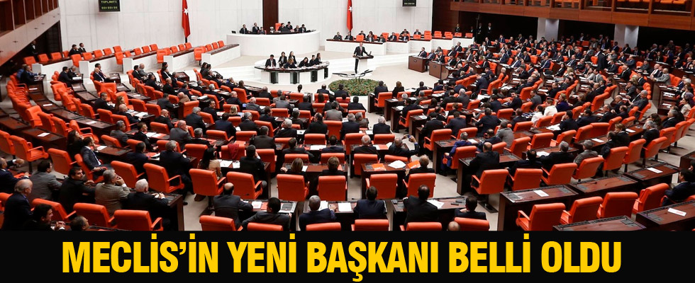 Meclis'in yeni başkanı belli oldu