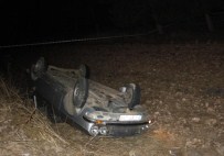 TAŞ OCAĞI - Otomobil Hurda Yığınına Döndü Açıklaması 1 Ölü, 1 Yaralı