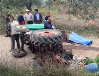 YENICEKÖY - Akhisar'da traktör devrildi açıklaması iki ölü
